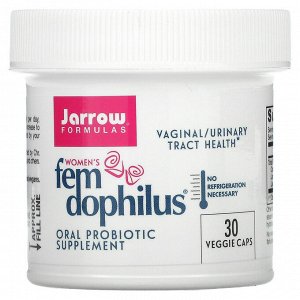 Jarrow Formulas, Fem Dophilus для женщин, 30 растительных капсул