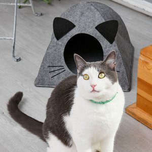 Eva Домик для животных &quot;Палатка УШАСТАЯ&quot;, войлок, 38х28х38см