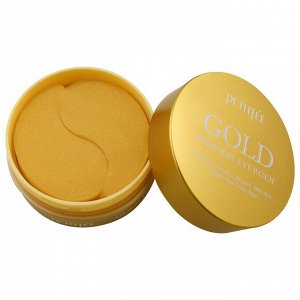 PETITFEE Гидрогелевые патчи для глаз ЗОЛОТО Gold Hydrogel Eye Patch, 60 шт