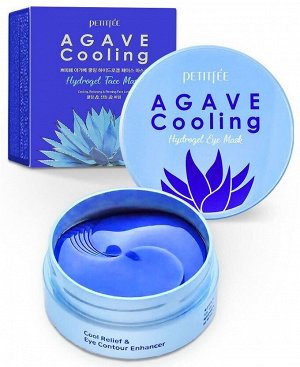 PETITFEE Гидрогелевые патчи для глаз АГАВА Agave Cooling Hydrogel Eye Mask, 60 шт