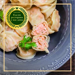 Пельмени с кальмаром