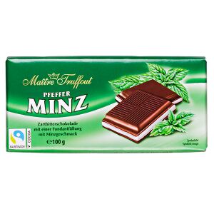 Шоколад MAITRE TRUFFOUT Pfeffer Minz 100 г 1уп.х 20 шт.