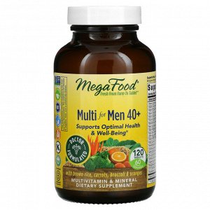 MegaFood, мультивитамины для мужчин старше 40 лет, 120 таблеток