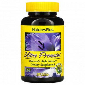 Nature's Plus, Ultra Prenatal, пренатальные витамины, 180 таблеток
