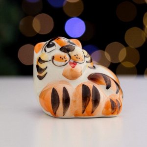 Сувенир "Тигр Крепыш", разноцветный, 4,5 см