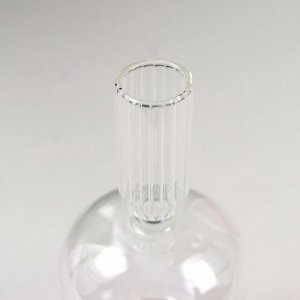 Подсвечник стекло на 1 свечу "Сомма" прозрачный 15х7х7 см
