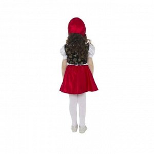 Карнавальный костюм «Красная Шапочка», текстиль, размер 40, рост 152 см