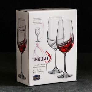 Набор бокалов для вина «Турбуленция», 350 мл, 2 шт
