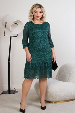 Платье Эмма №3. Цвет:зеленый