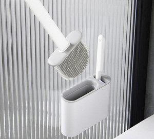 Силиконовый ершик + щетка для унитаза TPR Toilet Brush