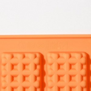 Форма силиконовая для шоколада Доляна «Вафли», 17x30x1 см, 20 ячеек (4,3x3,3 см), цвет МИКС