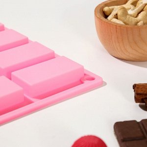 Форма для шоколада Доляна «Слитки», 29,5x17,5 см, 20 ячеек (5x2,8 см), цвет МИКС