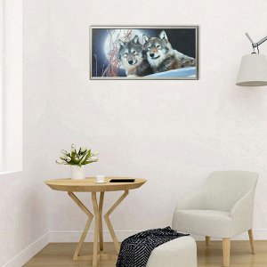 Картина "Волки" 36*72 см