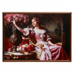 Картина "Девушка в розовом" 50х70(53х73) см
