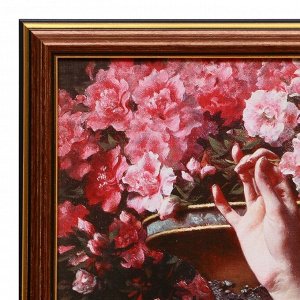 Картина "Девушка в розовом" 50х70(53х73) см