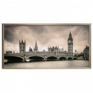 Картина "Вечерний Лондон" 50х100(55х104) см