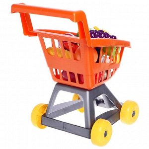 Тележка для супермаркета с фруктами и овощами, цвета МИКС
