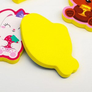Набор для игры в ванной, книжка- игрушка + игрушки EVA «Моя красивая сумочка», 6 предметов