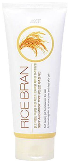 Мягкий пилинг-гель для лица с экстрактом риса	Jigott   Rice Bran Peeling Gel