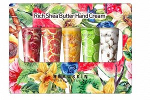 BEAUSKIN Набор кремов для рук с маслом Ши "Rich shea butter hand cream set" 50 мл* 5шт./30 Арт-65159