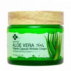 XAIVITA«Aloe Vera Vitamin Capsule Wrinkle Cream»Крем д/лица на основе алоэ вера,70г 1*50шт Арт-89946