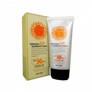 3W Солнцезащитный интенсивный крем для лица "Intensive UV Sunblock Cream" 70 мл. 1*100 шт Арт-74892