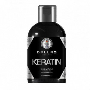 Шампунь с кератином и молочным протеином, 500 г. DALLAS Keratin