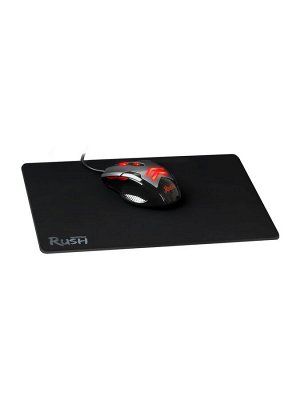 Мышь игровая проводная Smartbuy RUSH черная/серая + коврик (SBM-729G-K)