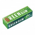 Lotte &quot;Green Gum&quot; Жевательная резинка со вкусом мяты и зелёного чая, пластинки, 9шт, 26гр