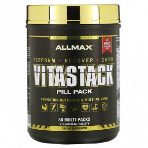 ALLMAX Nutrition, Vitastack, набор таблеток, 30 пакетиков
