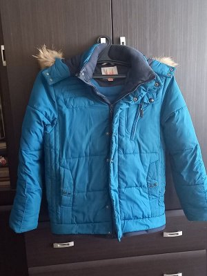 Зимняя куртка для мальчика, размер 152