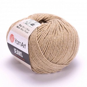 Пряжа для вязания YarnArt Jeans цвет №48 песочный