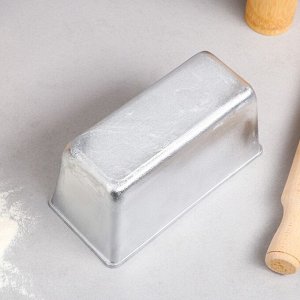 Форма для выпечки хлеба, литой алюминий, 21х10х10 см