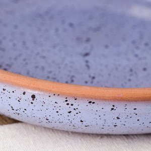 Сковорода "Гончарная", фиолетовая, 29.5х29.5х6 см, 1.5 л