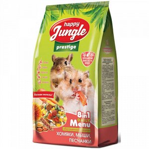 Happy Jungle Prestige Корм д/хомяков, мышей, песчанок 500гр (1/12)