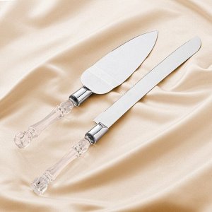 Столовые приборы для торта, нож и лопатка