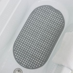 SPA-коврик для ванны на присосках Доляна «Клеточка», 37x67 см, цвет МИКС