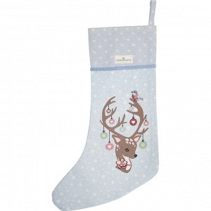 Рождественский носок Dina pale blue