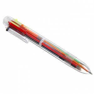 Ручка шариковая автоматическая 6-ти цветная
