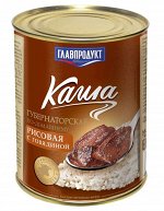 Главпрод. каша Губернат. рис. с гов. Мценск 340 гр. ж/б 1/20