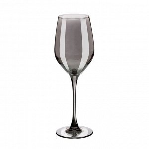 Набор бокалов для вина, 6 шт, 270 мл, стекло, СЕЛЕСТ Сияющий графит