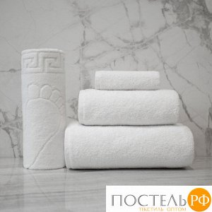 Набор Eleganta полотенце для ног Aphrodite (5207 белоснежный) и 3 полотенца Venera (1001 белый)