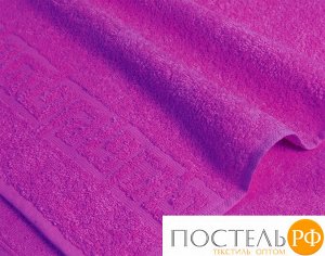 Темно-фиолетовое махровое полотенце (А) 70х140