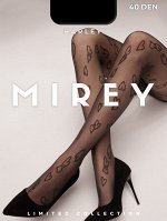 HARLEY 40 (MIREY) колготки с оригинальным рисунком &quot;сердечки&quot;, 40 ден