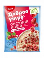 У.ш/б каша б/п овс. с земляникой 1*40гр. 1/20 №656