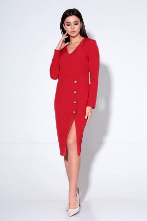 Платье Liona Style 815 красный