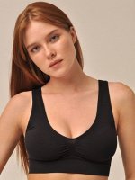 BR329 TOP SPALLA LARGA PUSH UP (Mirey) топ женский  на широких бретелях с эффектом пуш-ап