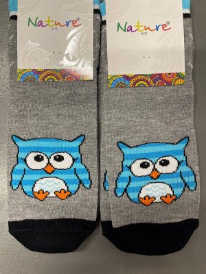 Nature Socks 899ж Женские носки c принтом сова