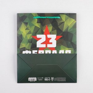 Пакет ламинированный горизонтальный «Защитник», ML 23 × 27 × 11,5 см
