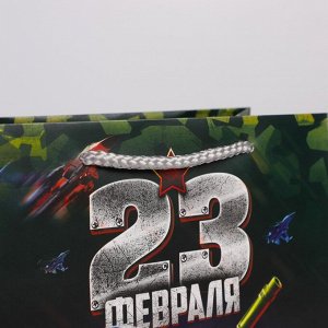 Пакет ламинированный горизонтальный «Сражение», ML 23 × 27 × 11,5 см